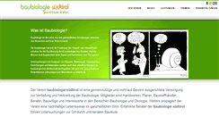Desktop Screenshot of baubiologie.bz.it