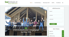 Desktop Screenshot of baubiologie.at
